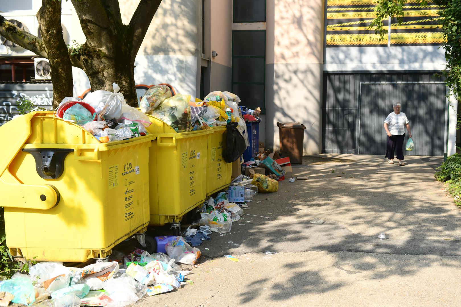 28.8.2024., Mamutica, Zagreb - Nakupine otpada koji se tjednima ne odvozi. Photo: Josip Mikacic/PIXSELL