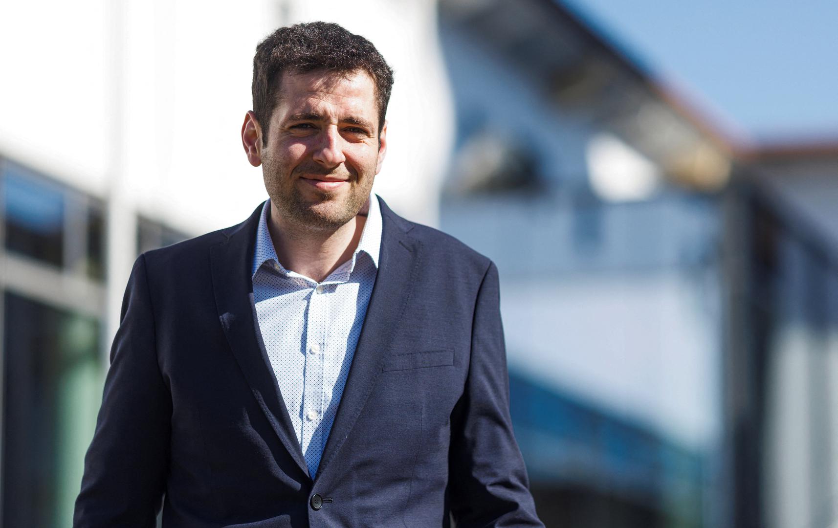 Syrian born Ryyan Alshebl, Ostelsheim mayor-designate, poses near Stuttgart in Ostelsheim, Germany, April 4, 2023. Alshebl fled from his hometown in Syria to Europe via the Mediterranean Sea in 2015 and came to the northern Black Forest. REUTERS/Lukas Barth Photo: Lukas Barth/REUTERS