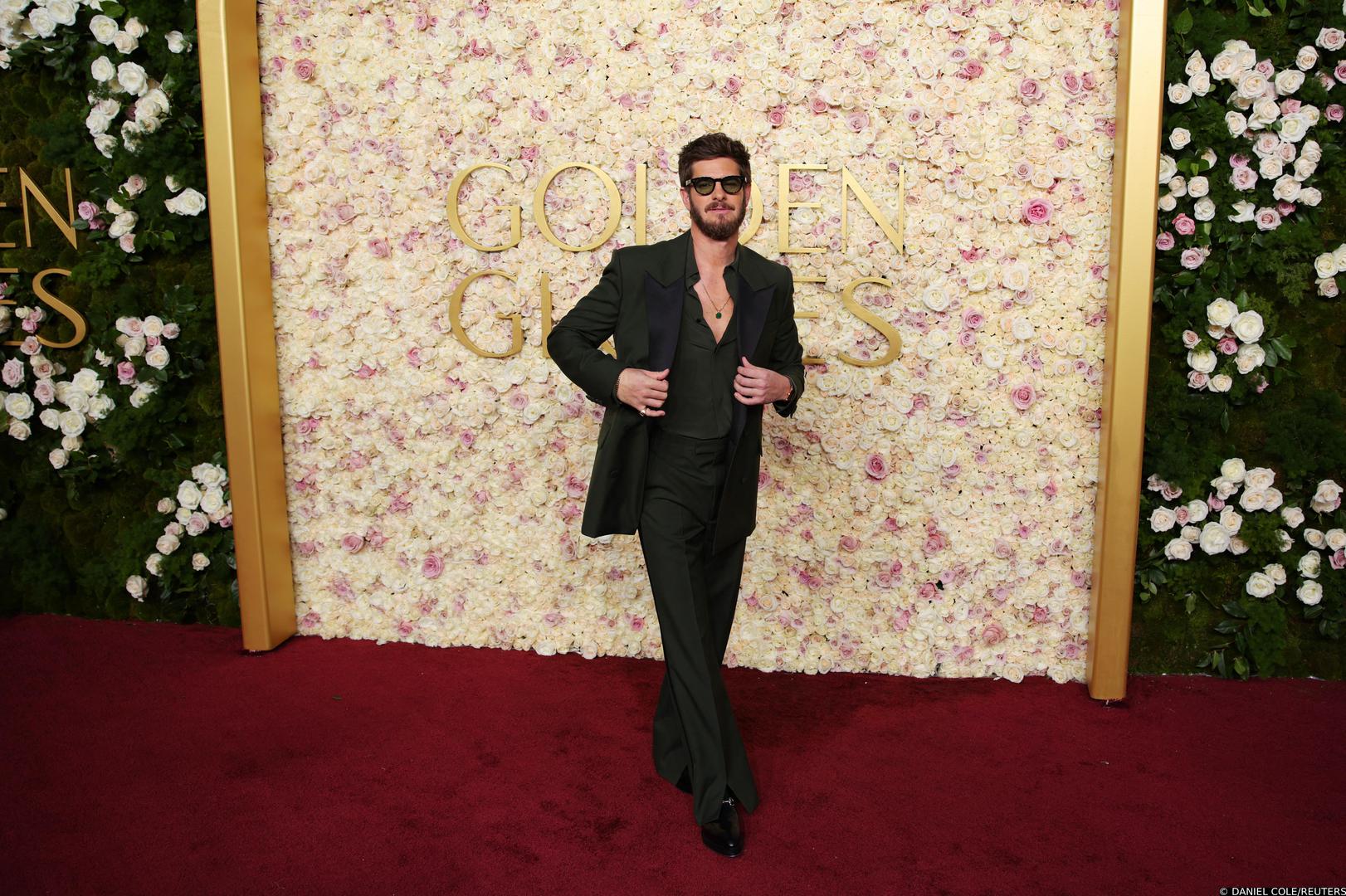 Andrew Garfield izgledao je elegantno u maslinastozelenom Guccijevom odijelu.