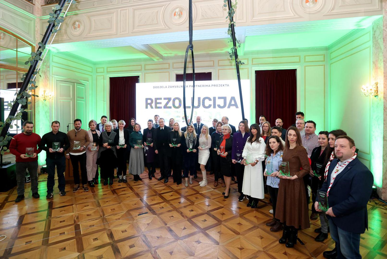 28.02.2023., Zagreb - Povodom godinu dana od pokretanja ekoloske akcije Vecernjeg lista "Rezolucija Zemlja", Vecernji list je na simbolican nacin zahvalio partnerima, udrugama i prijateljima projekta u Preporodnoj dvorani HAZU u Opatickoj 18. Photo: Boris Scitar/Vecernji list/PIXSELL