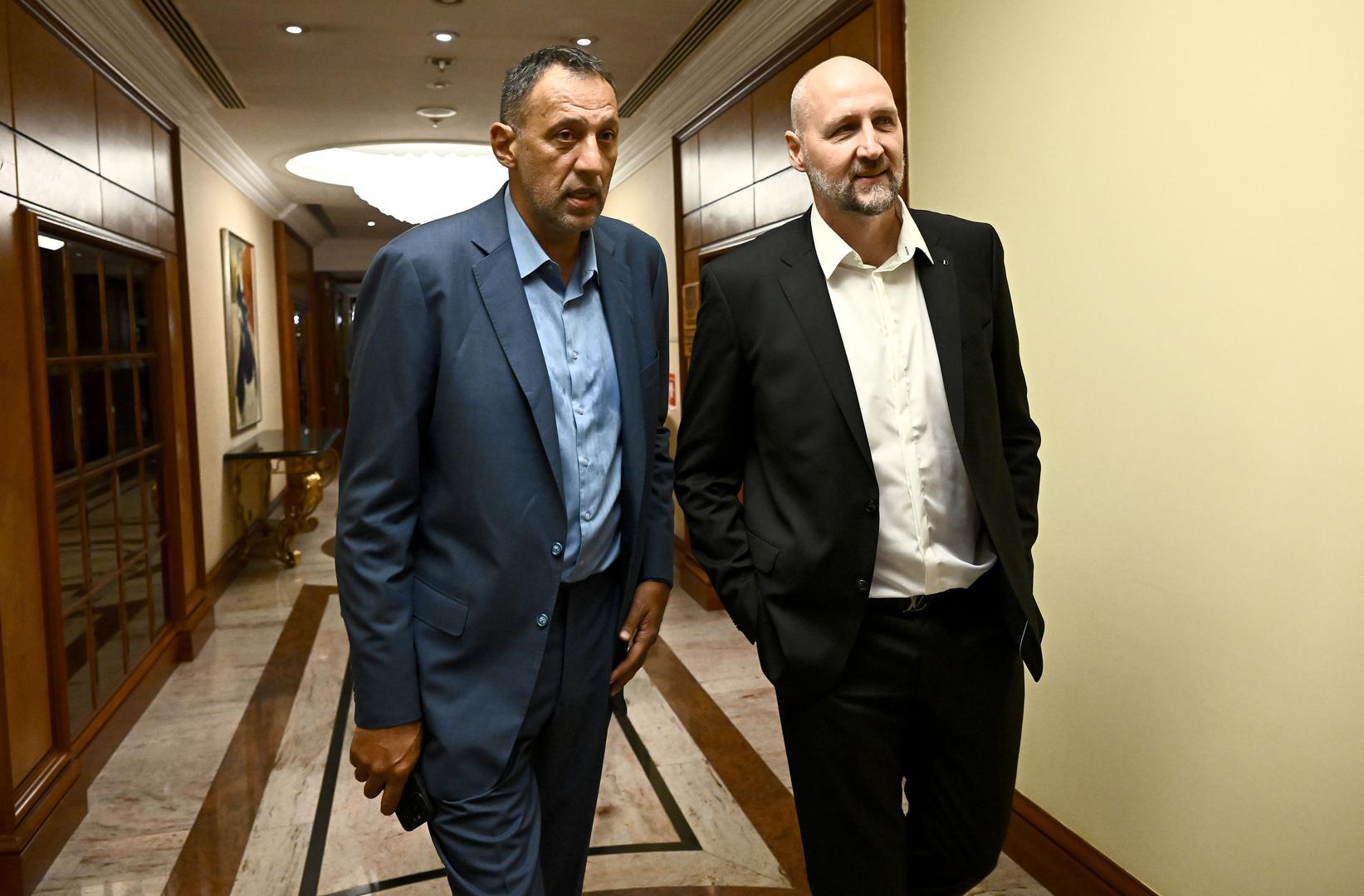 Vlade Divac i Dino Rađa