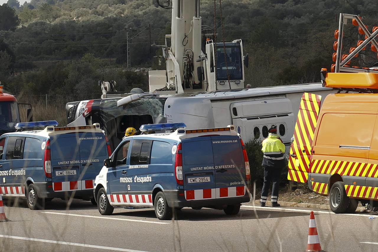 Sudar autobusa u Španjolskoj