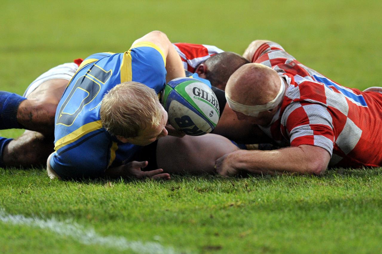 \'23.10.2010., Stadion u Kranjcevicevoj, Zagreb -  Europski kup nacija u ragbiju: Hrvatska - Svedska.  Photo: Goran Stanzl/PIXSELL\'