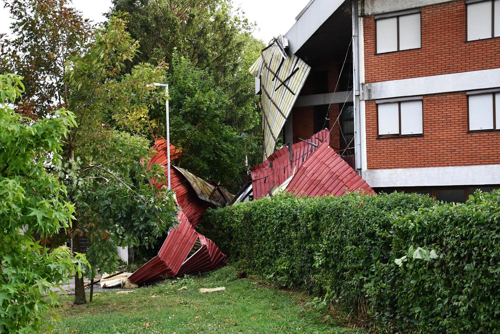 19.07.2023., Slavonski Brod - Posljedice razornog nevremena u Slavonskom Brodu Photo: Ivica Galovic/PIXSELL