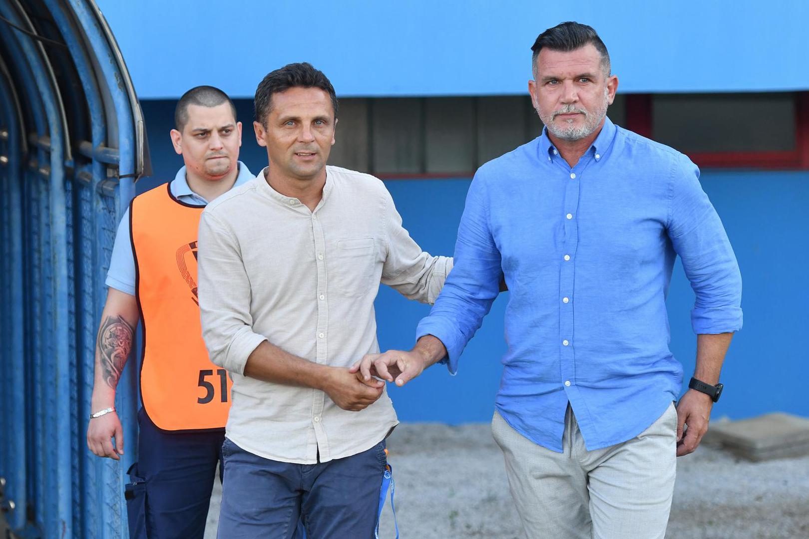 17.07.2022., stadion Varteks, Varazdin - SuperSport HNL, 01. kolo, NK Varazdin - NK Slaven Belupo. Mario Kovacevic i Zoran Zekic  Photo: Vjeran Zganec Rogulja/PIXSELL