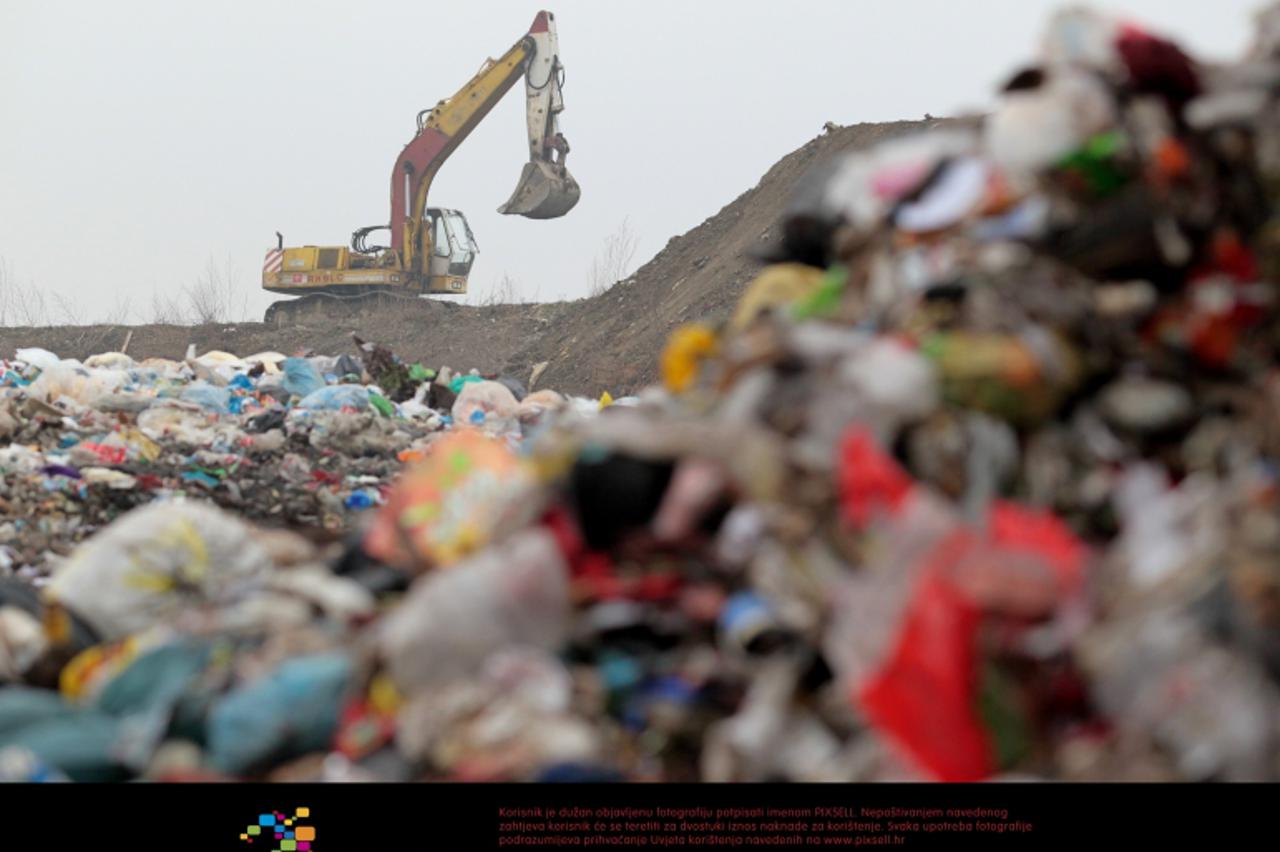 '17.02.2011., Koprivnica - Odlagaliste otpada Piskornica.  Photo: Marijan Susenj/PIXSELL'