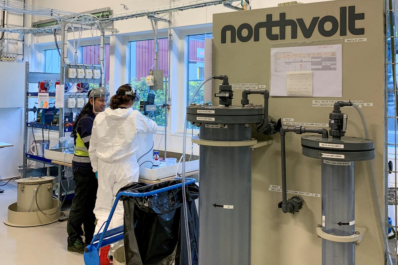 FILE PHOTO: Northvolt facility in Vasteras