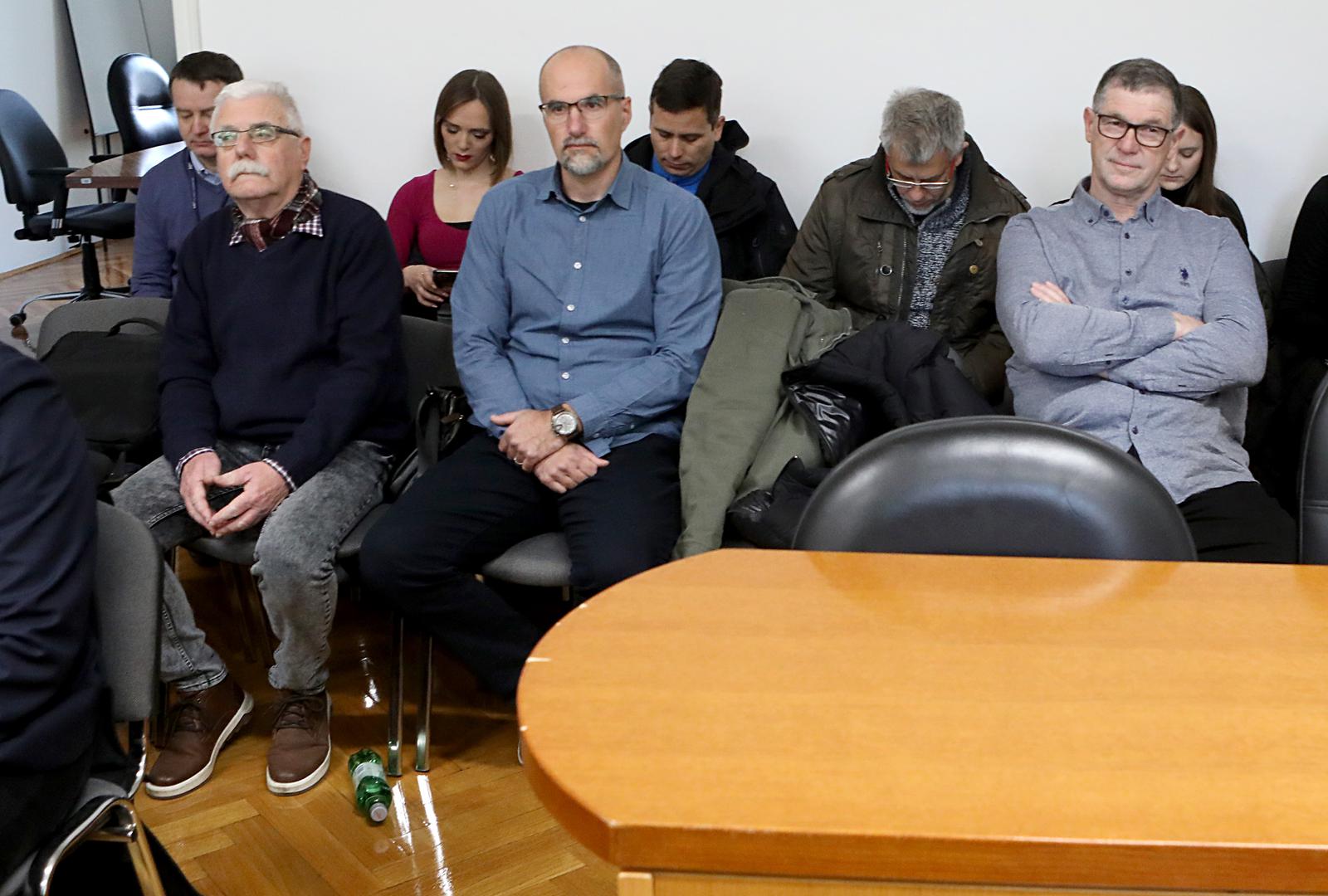 03.03.2023., Zagreb - Objava nepravomocne presude u akciji Ribar u kojoj je prvooptuzeni Reno Sinovcic i drugi, medju kojima je i Novica Erlic, otac ministra Sime Erlica. Photo: Robert Anic/PIXSELL