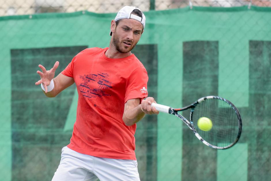 Zadar: Na Višnjiku počele pripreme Davis cup reprezentacije