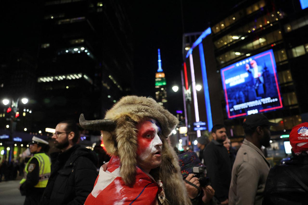 Republican presidential nominee and former U.S. President Donald Trump holds a rally at Madison Square Garden