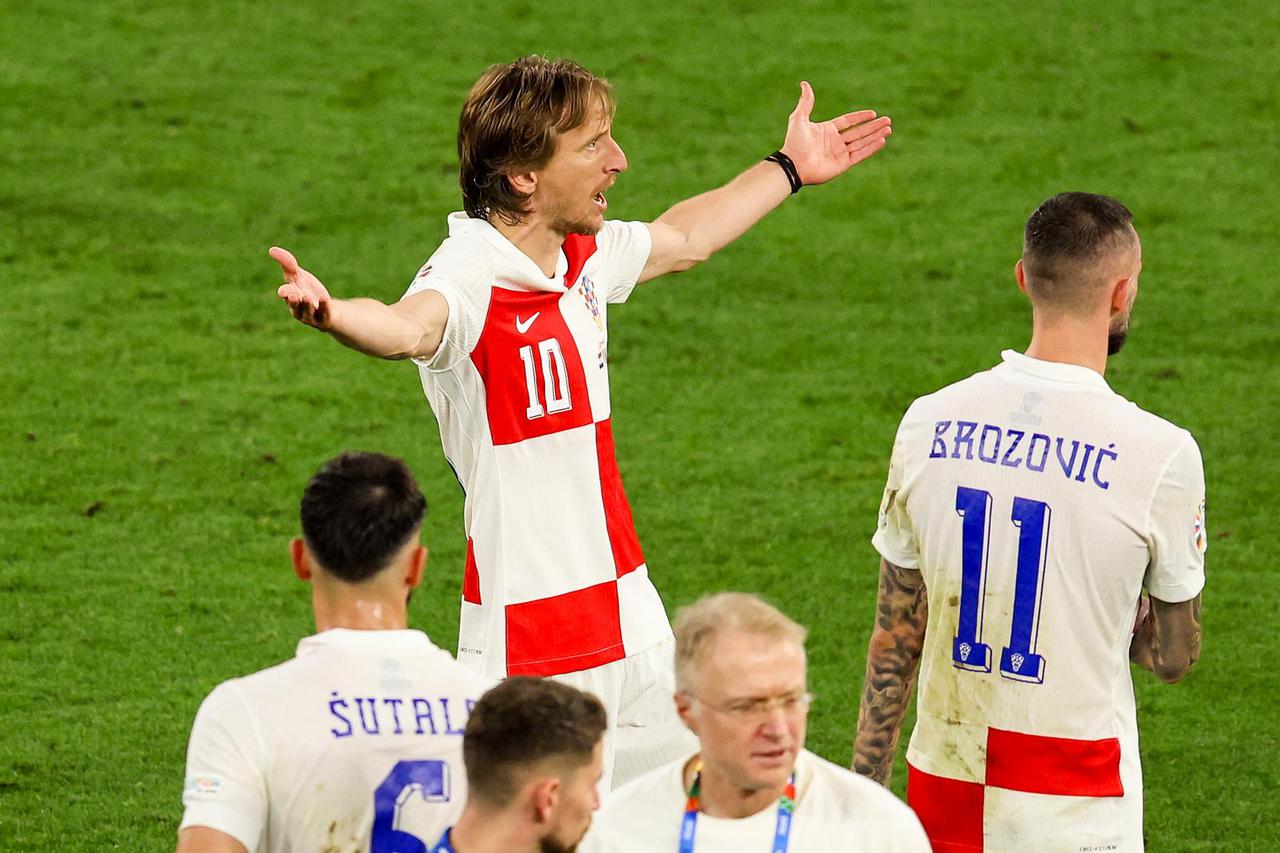 Leipzig: U posljednjem trećem kolu skupine B na EURU hrvatska nogometna reprezentacija je odigrala 1-1 protiv Italije 