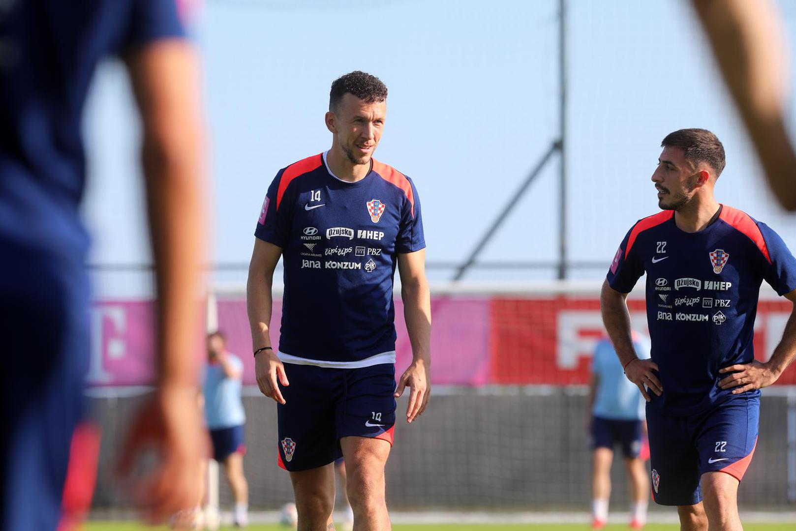 06.06.2024., Rijeka - Trening Hrvatske nogometne reprezentacije na pomocnom terenu stadiona na Rujevici. Photo: Goran Kovacic/PIXSELL