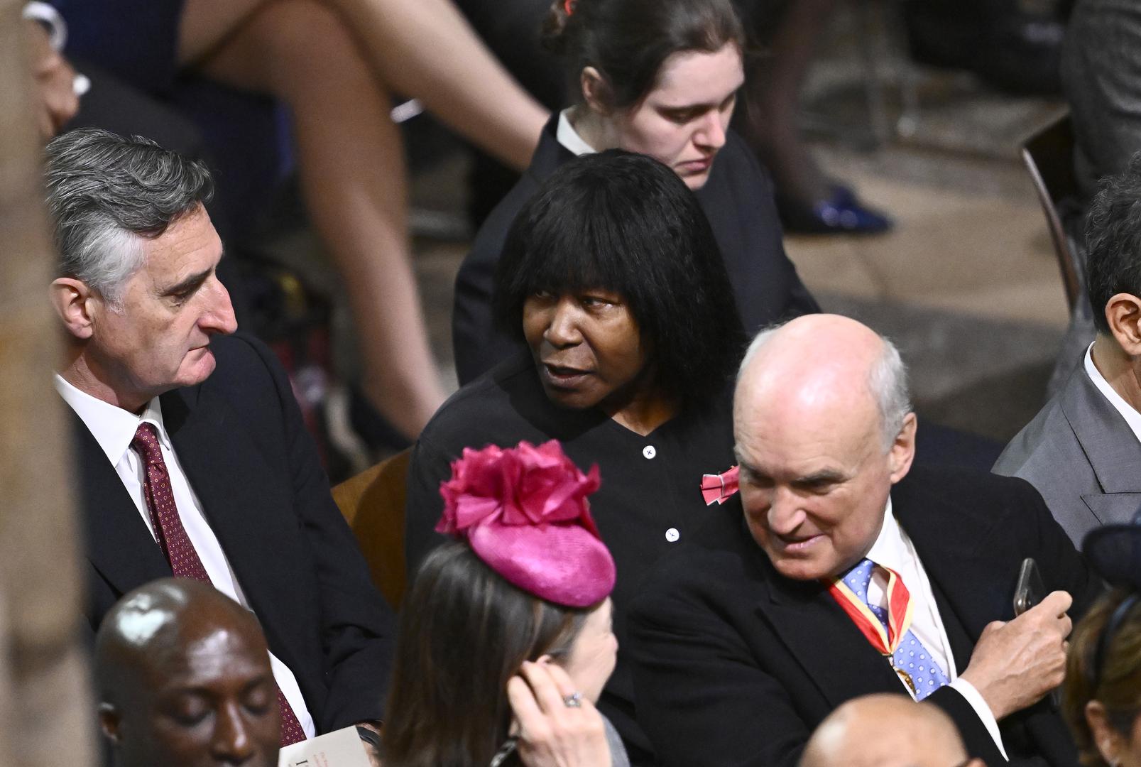 Joan Armatrading (centre) ahead of the coronation ceremony of King Charles III and Queen Camilla at Westminster Abbey, London. Picture date: Saturday May 6, 2023. Photo: Gareth Cattermole/PRESS ASSOCIATION