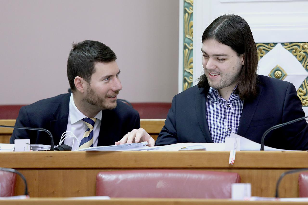 Zastupnici Živog zida Ivan Pernar i Ivan Sinčić