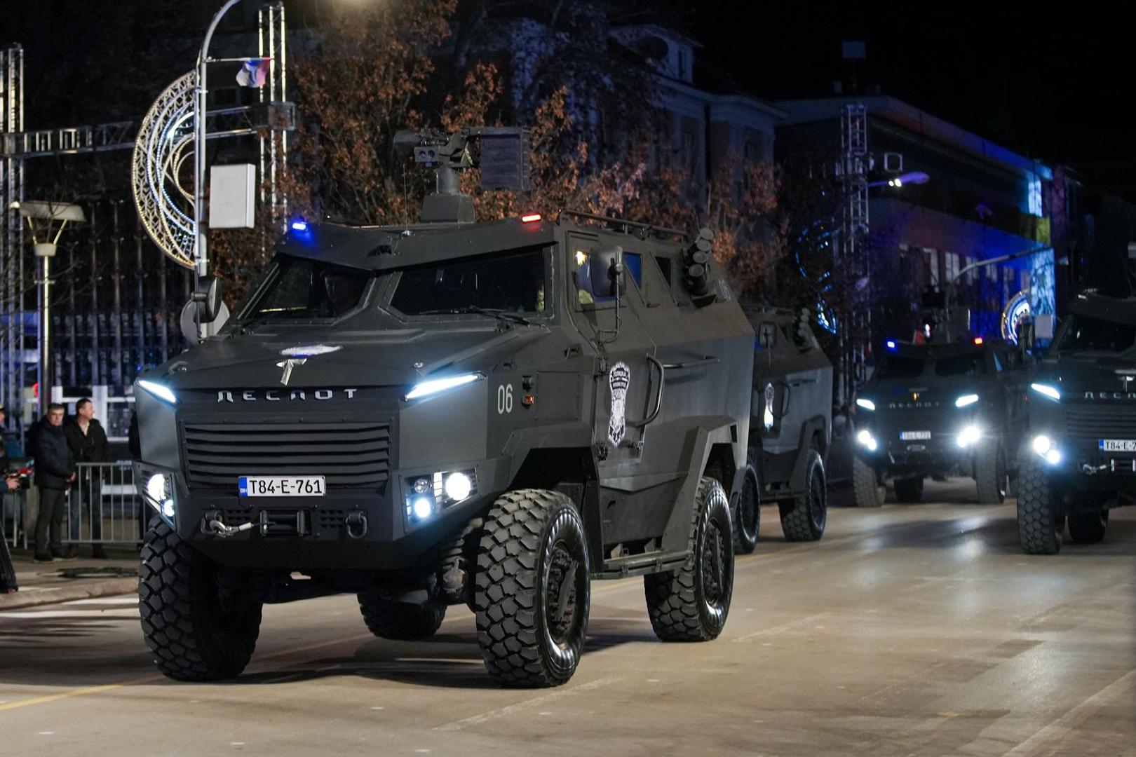 09.01.2025., Banja Luka, Bosna i Hercegovina - Povodom Dana Republike Srpske u Banja Luci se odrzava svecani defile u kojem sudjeluje ukupno 3.400 ljudi. Photo: Dejan Rakita/PIXSELL