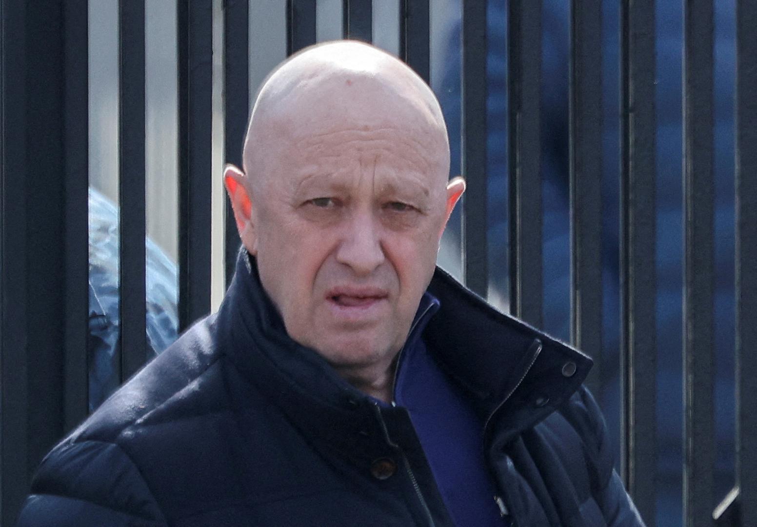 FILE PHOTO: Founder of Wagner private mercenary group Yevgeny Prigozhin leaves a cemetery before the funeral of a Russian military blogger who was killed in a bomb attack in a St Petersburg cafe, in Moscow, Russia, April 8, 2023. REUTERS/Yulia Morozova//File Photo Photo: YULIA MOROZOVA/REUTERS