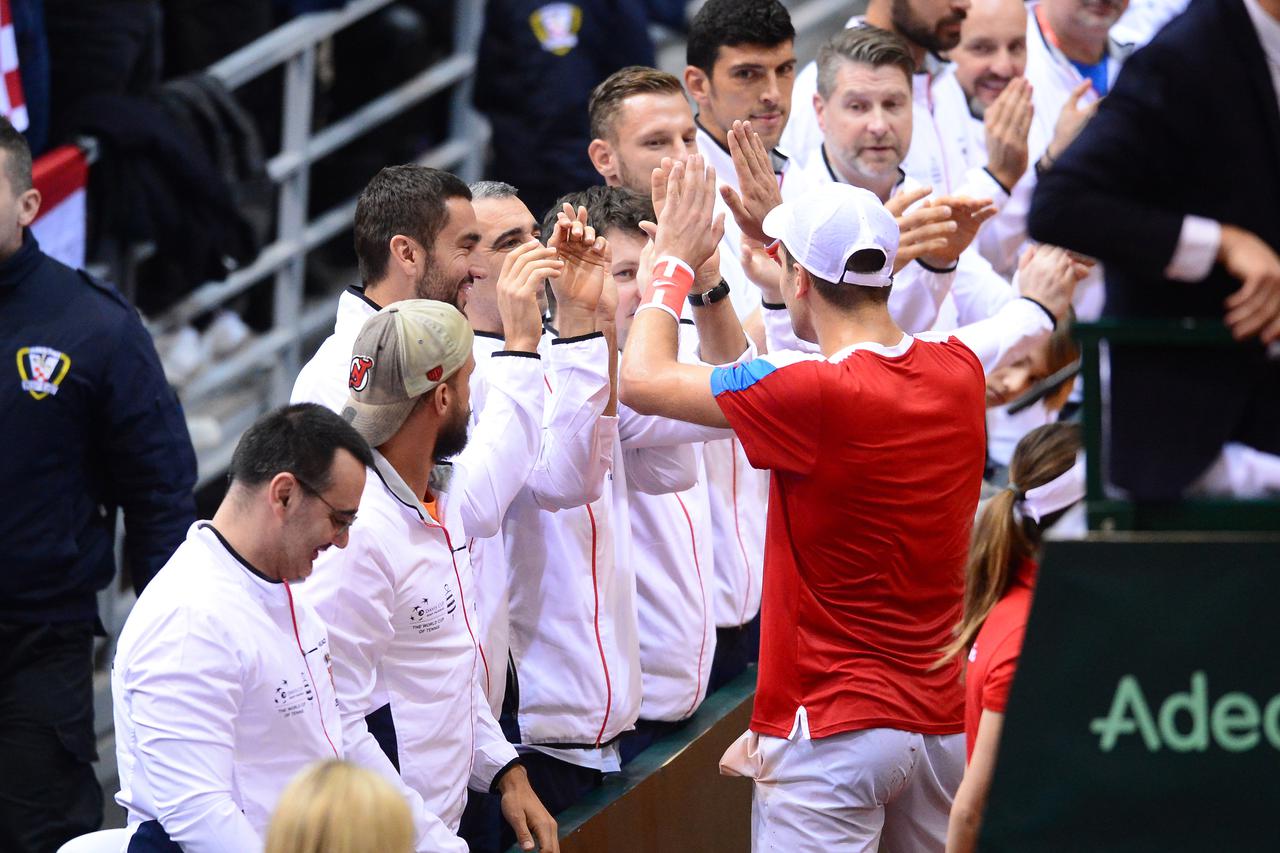 Borna Ćilić Hrvatska tenis davis kup