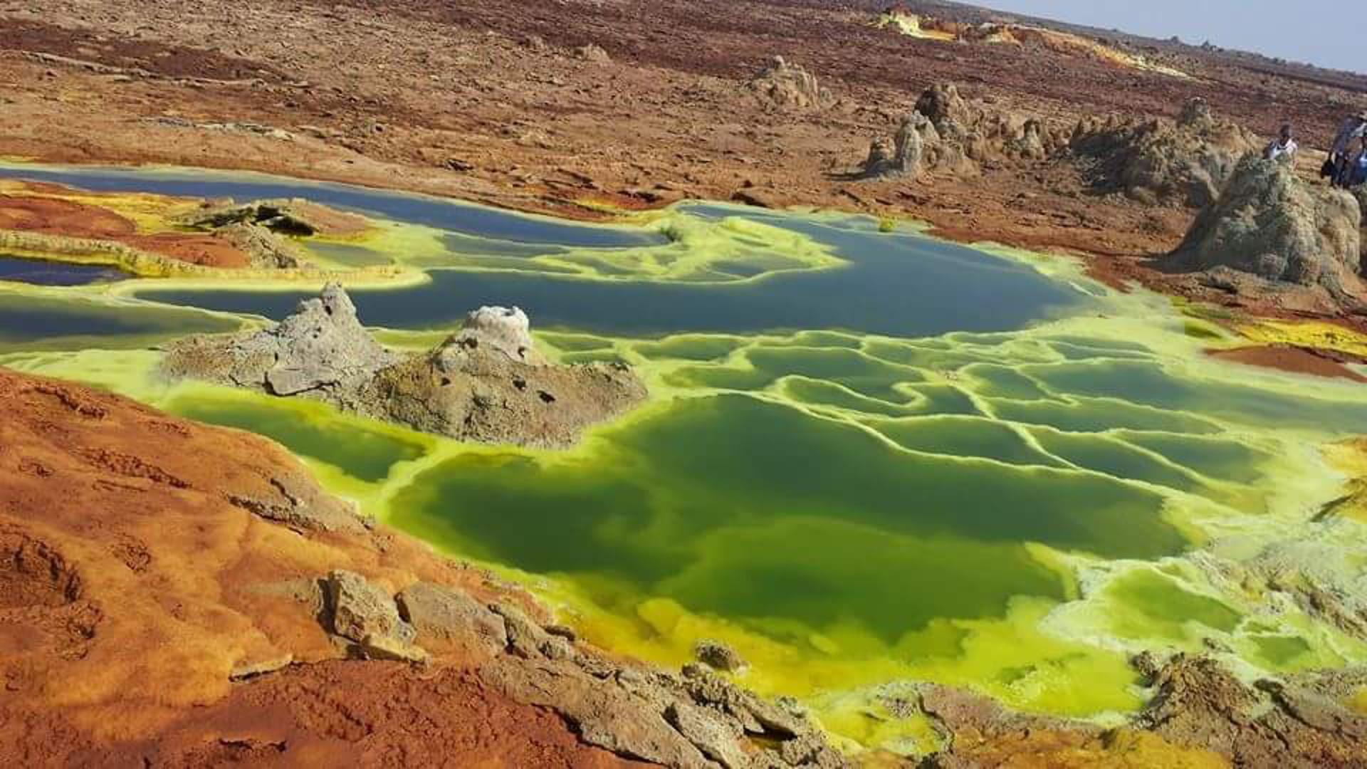 3. Dallol, Etiopija - Dallol je rekorder u visini prosječne dnevne temperature koja iznosi 41 stupanj!

