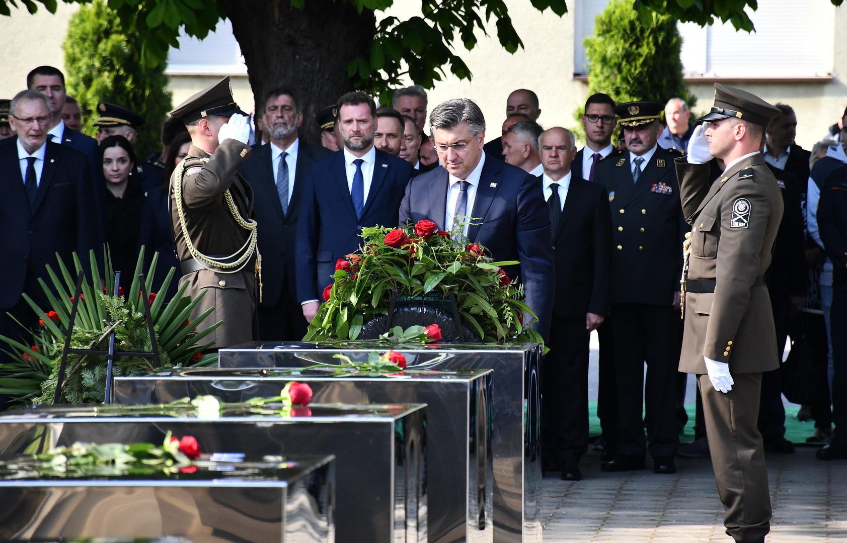 01.05.2022., Okucani - Obiljezavanje 27. obljetnice vojno-redarstvene operacije Bljesak u Okucanima  Photo: Ivica Galovic/PIXSELL