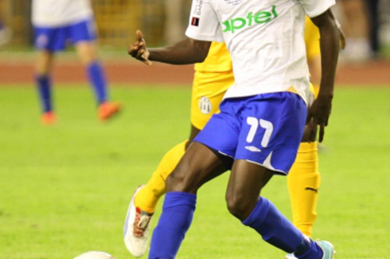 '08.05.2013., Poljud, Split - Prva utakmica finala Hrvatskog kupa, Hajduk - Lokomotiva. Jean Kouassi. Photo: Ivo Cagalj/PIXSELL'