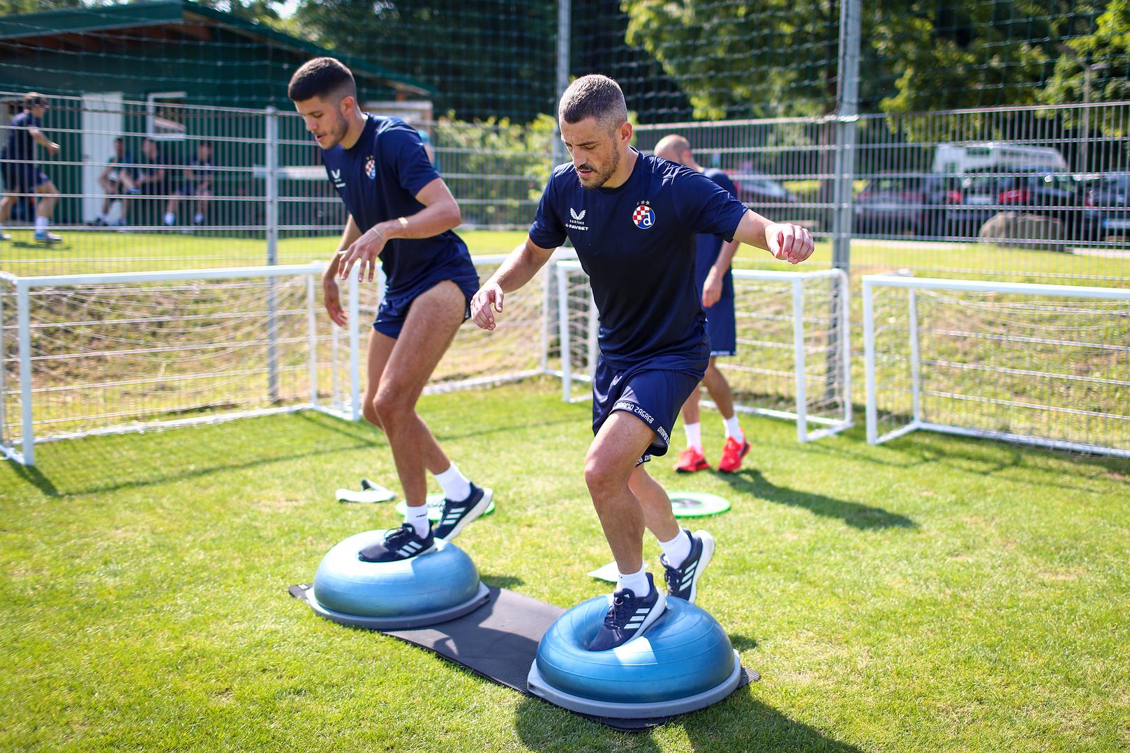 09.07.2024.,  Austria - Hotel im Park Bad Radkersburg fitness trening prve momcadi GNK Dinama na pripremama u Austriji. Arijan Ademi. Photo: Matija Habljak/PIXSELL