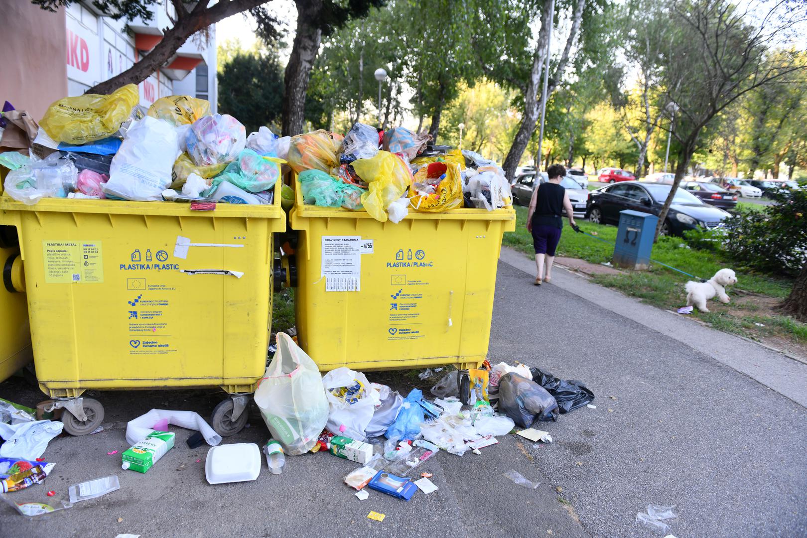 28.8.2024., Mamutica, Zagreb - Nakupine otpada koji se tjednima ne odvozi. Photo: Josip Mikacic/PIXSELL