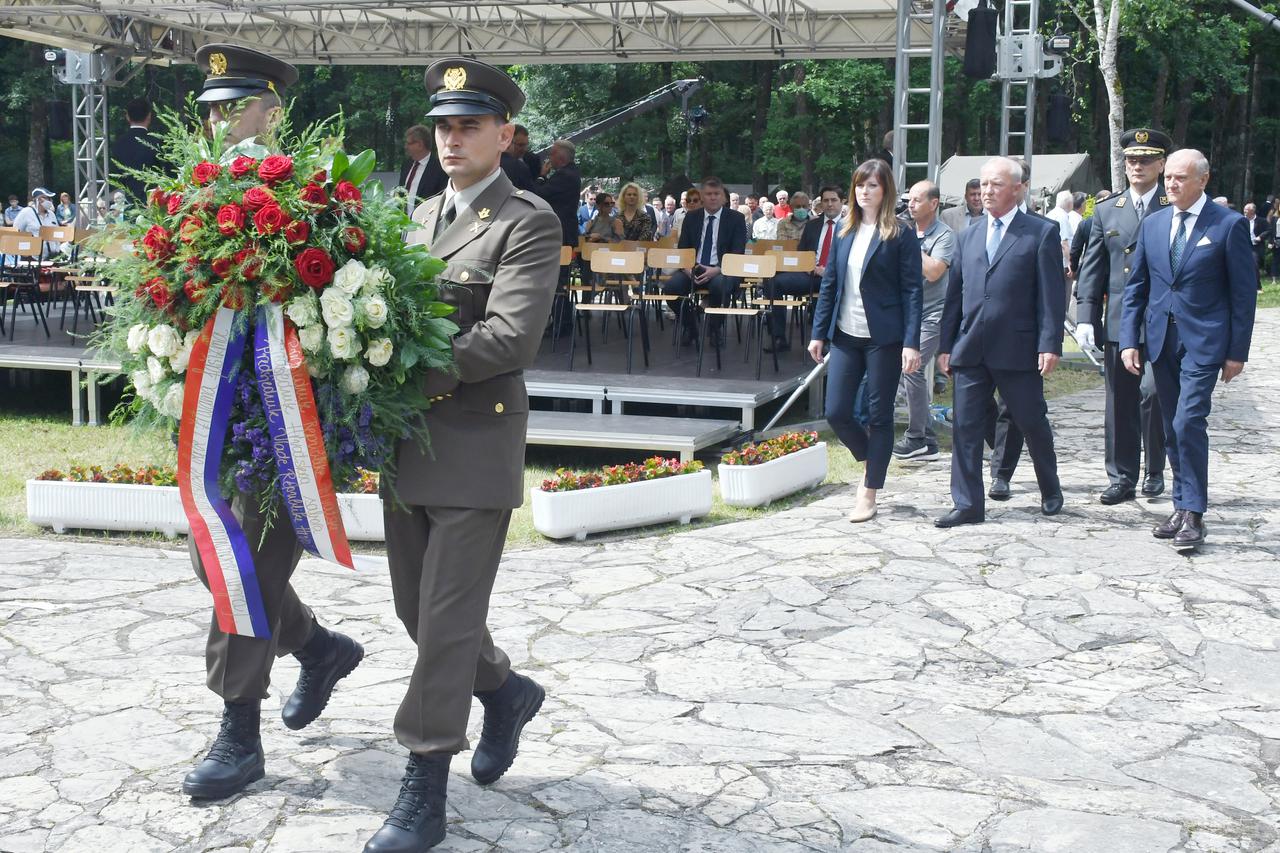 Obilježavanje Dana antifašističke borbe u Park šumi Brezovica pored Siska