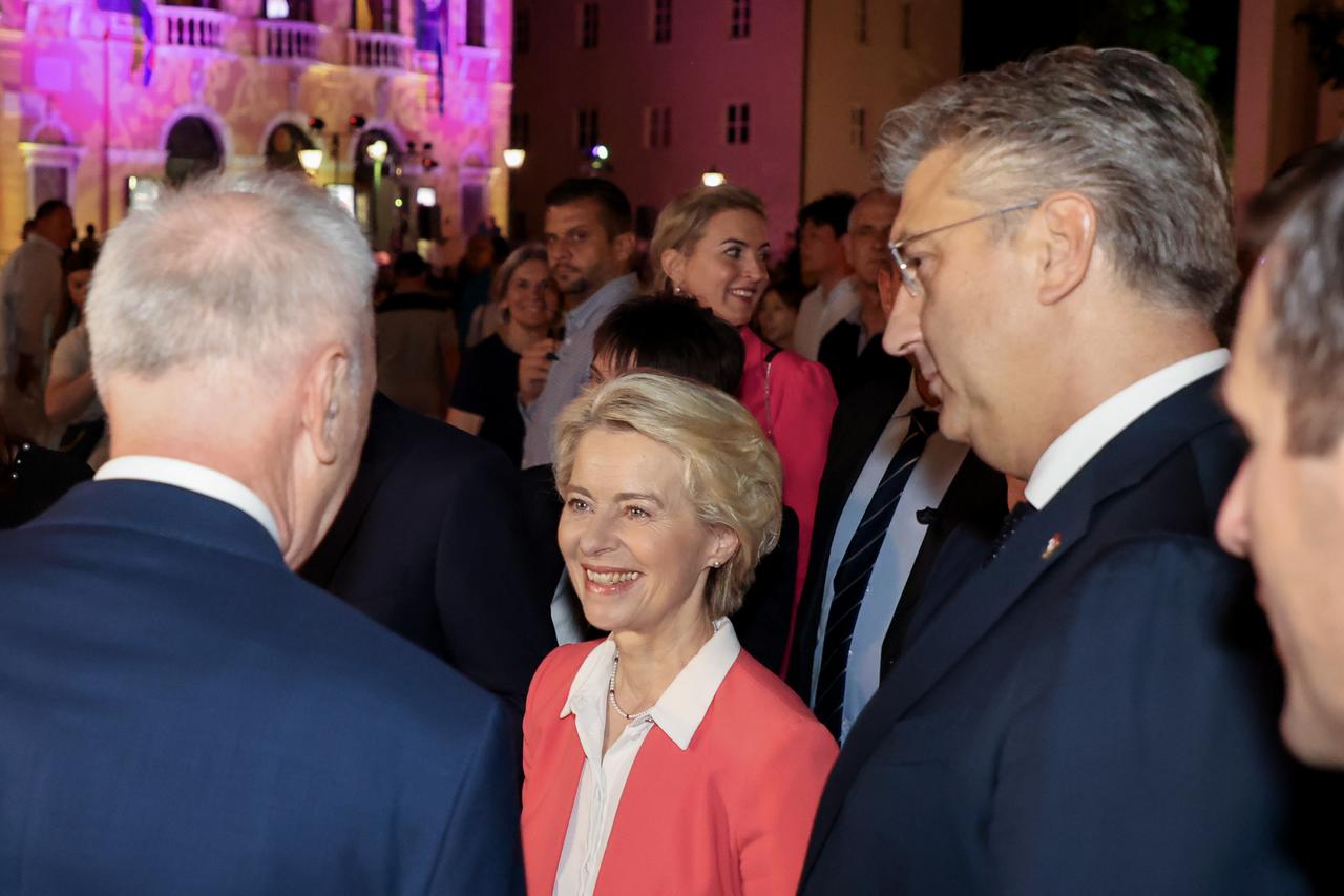 Predsjednica Europske komisije Ursula von der Leyen prošetala po Splitu