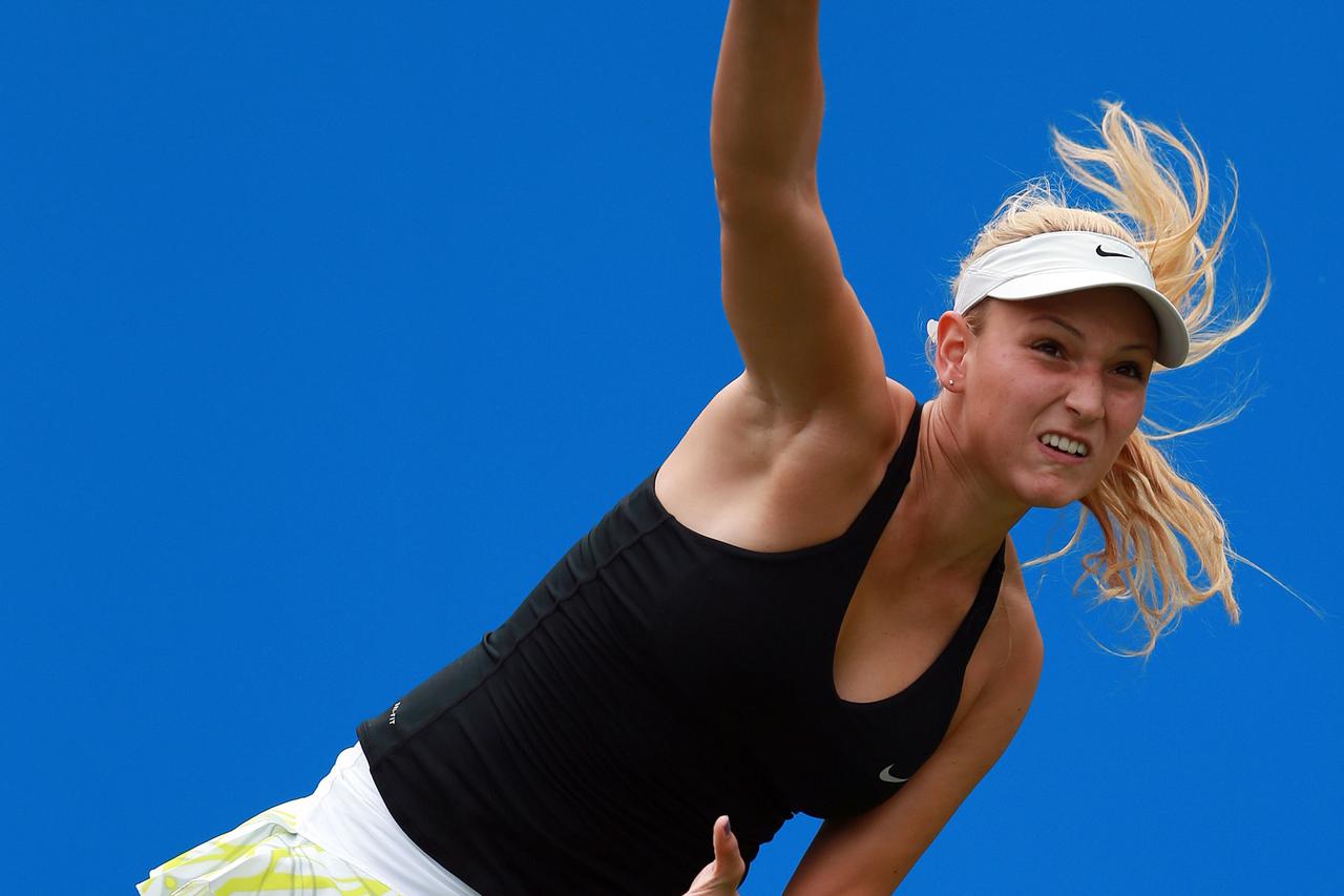 Tennis - AEGON Classic 2014 - Day One - Edgbaston Priory ClubDonna Vekic in action against Belinda Bencic during the AEGON Classic at Edgbaston Priory Club, Birmingham.David Davies Photo: Press Association/PIXSELL