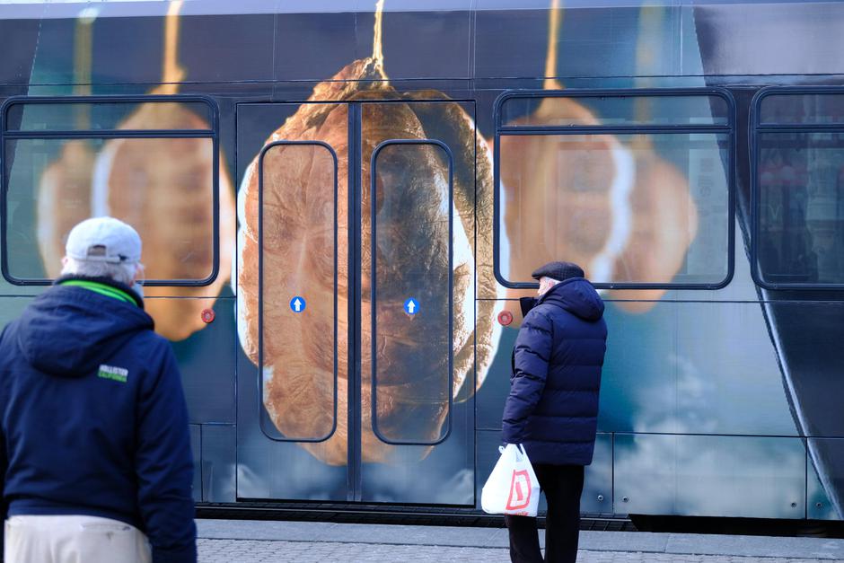 Oslikani tramvaji u Zagrebu