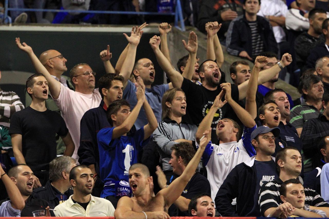 \'16.09.2010., Stadion Maksimir, Zagreb - Europska liga, skupina D, Dinamo - Villarreal. Navijaci. Photo: Antonio Bronic/PIXSELL\'