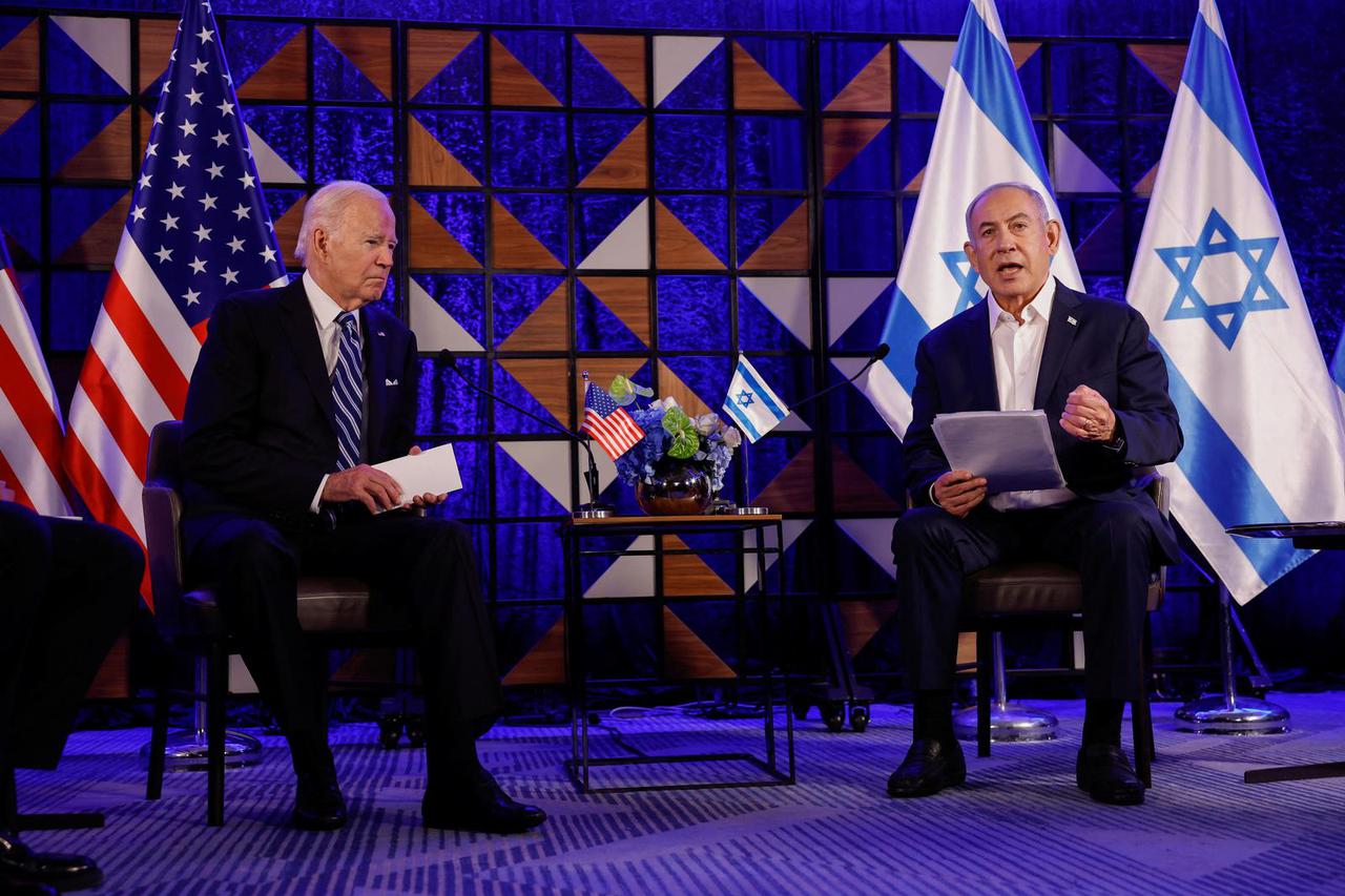 U.S. President Biden visits Israel amid the ongoing conflict between Israel and Hamas