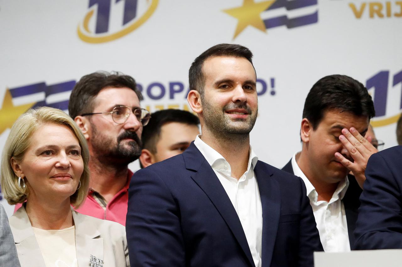 Montenegro holds a snap parliamentary election, in Podgorica