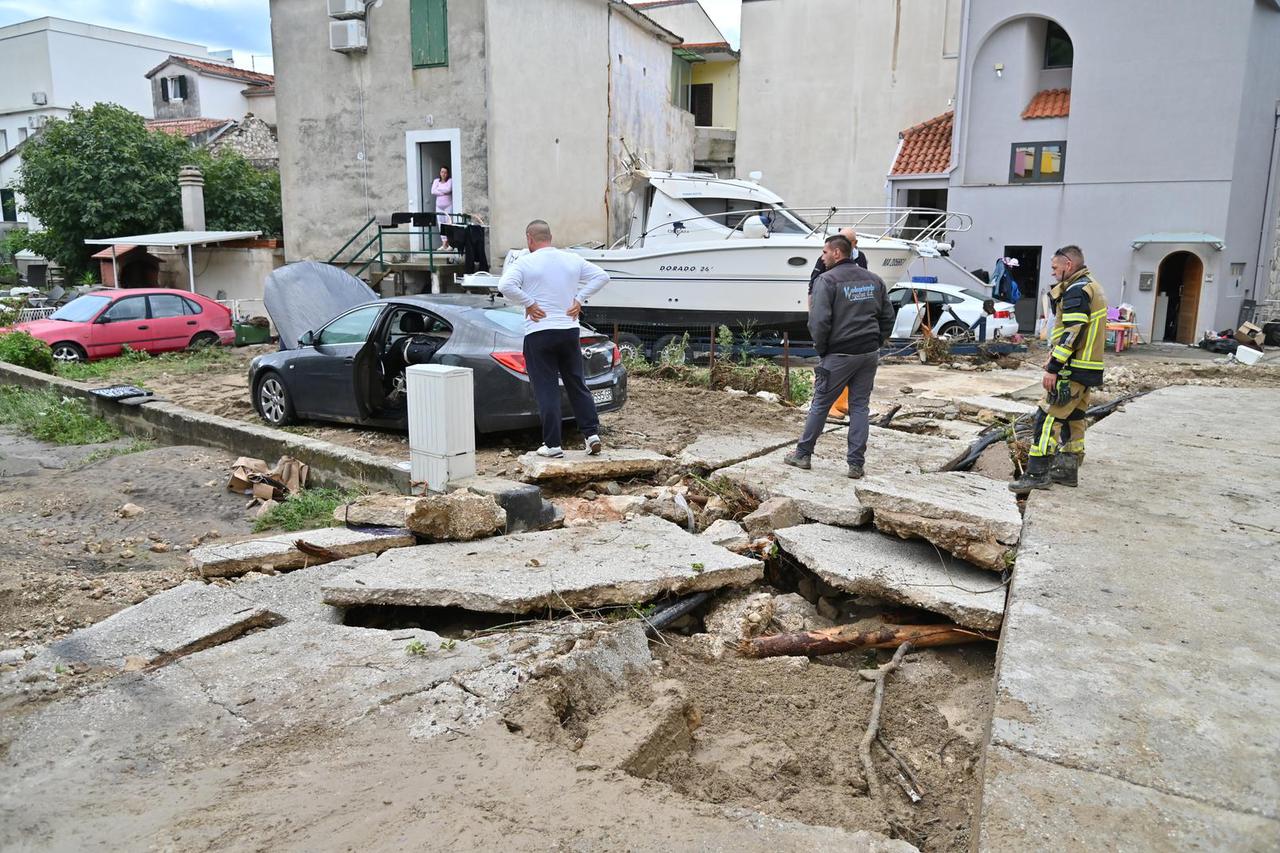 Dan nakon bujične poplave u Podgori 