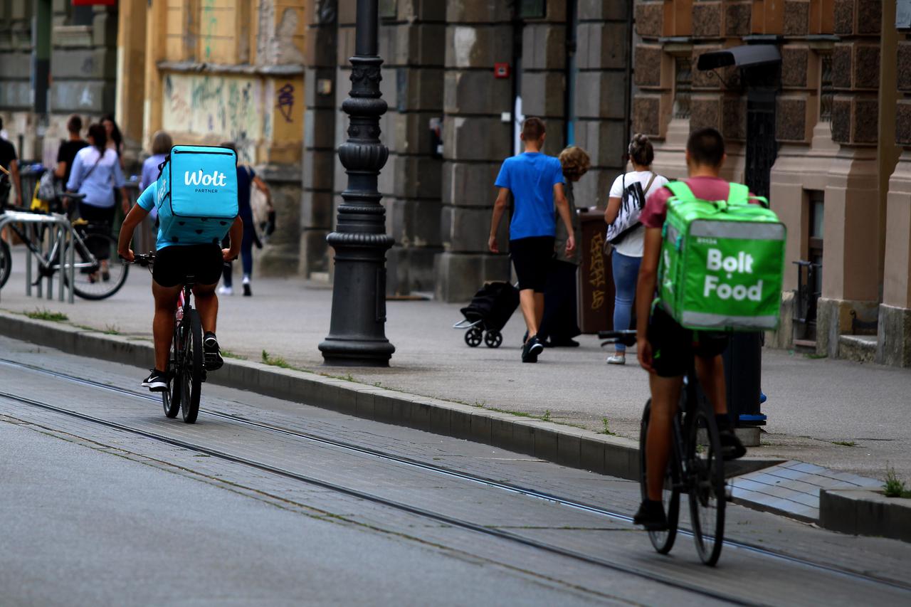 Dostavljači u gradu Zagrebu imaju poprilično posla