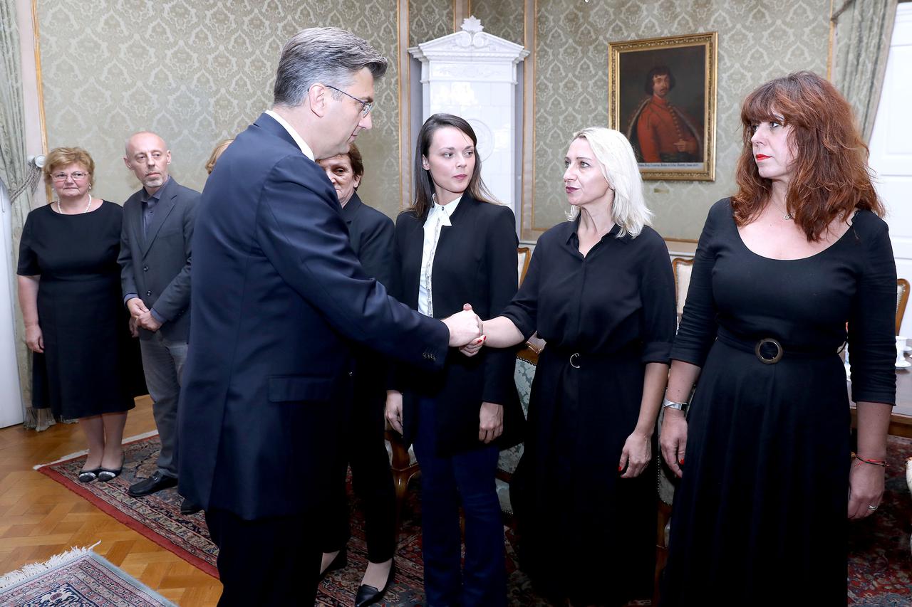 Premijer Plenković primio izlaslanstvo komore, udruge i sindikata socijalnih radnika