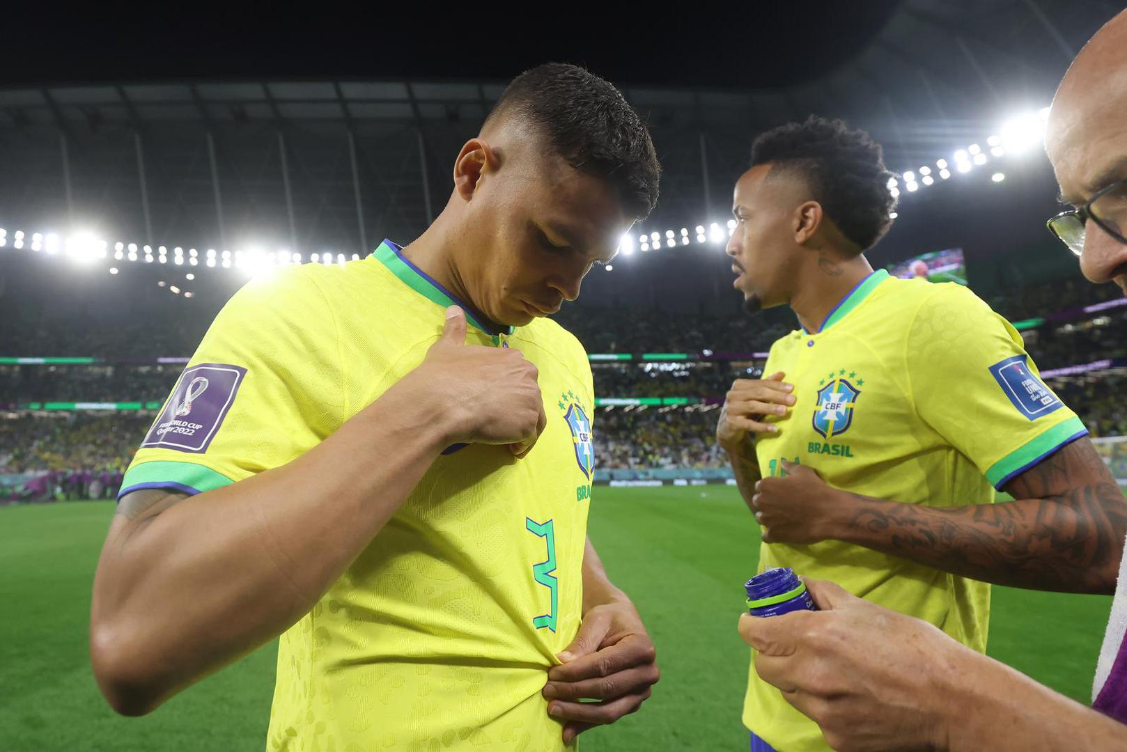 09.12.2022., stadion Education City, Al Rayyan, Katar - FIFA Svjetsko prvenstvo, cetvrtfinale, Hrvatska - Brazil. Thiago Silva Photo: Goran Stanzl/PIXSELL