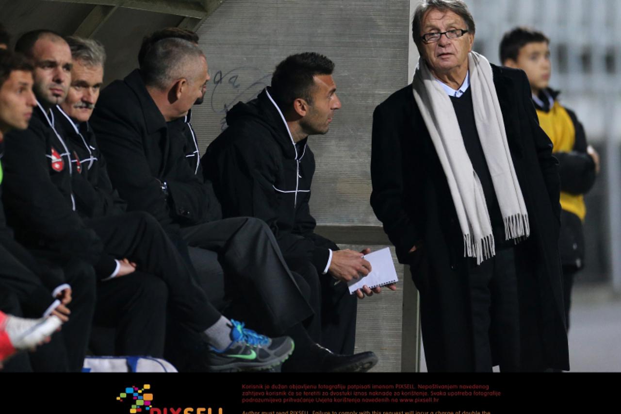 '09.11.2012., stadion u Kranjcevicevoj, Zagreb - MAXtv 1. HNL, 15. kolo, NK Zagreb - HNK Hajduk. Miroslav Ciro Blazevic. Photo: Igor Kralj/PIXSELL'