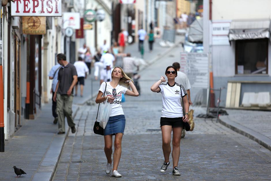 02.08.2016., Zagreb - Radovi i obnovljeni dio Radiceve ulice. Photo: Anto Magzan/PIXSELL