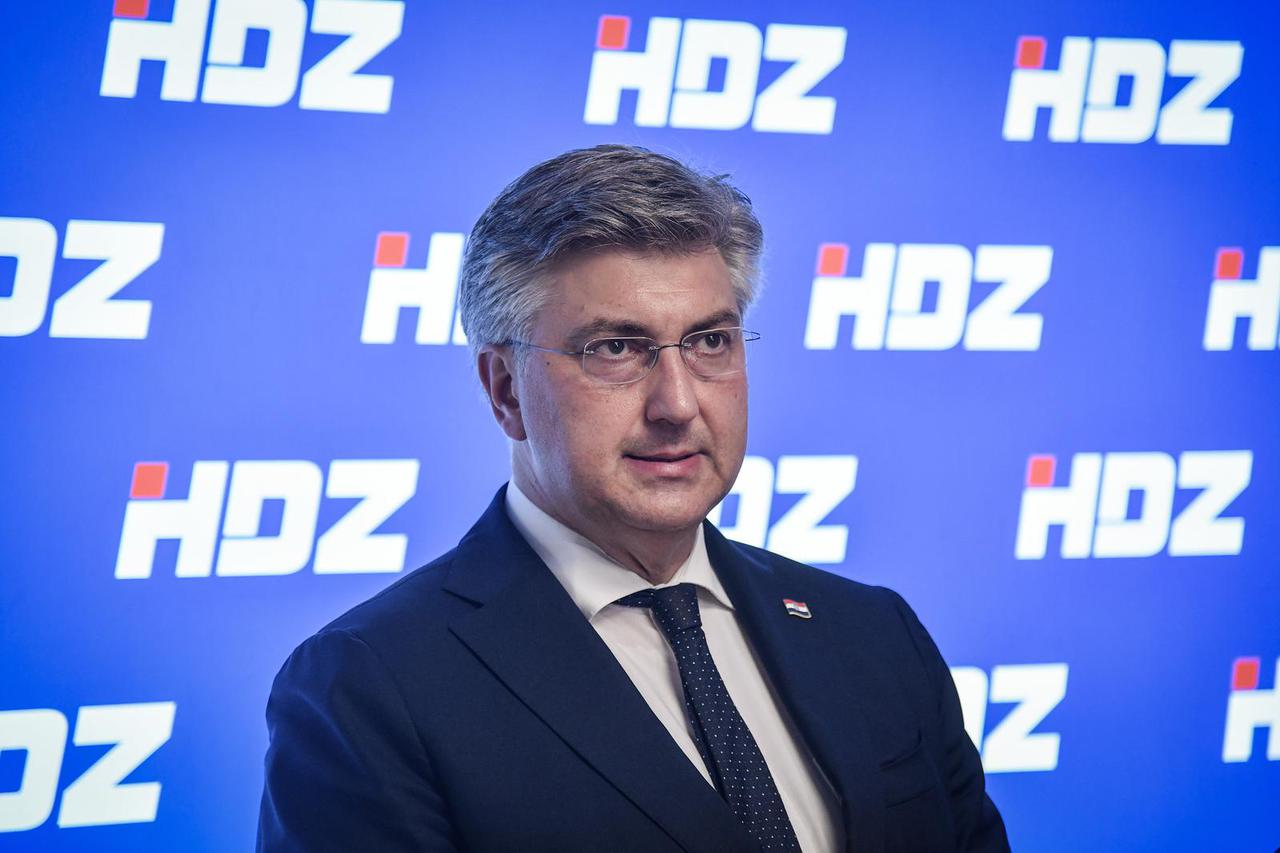 Zagreb: Andrej Plenković dao je izjavu nakon sjednice Predsjedištva HDZ-a