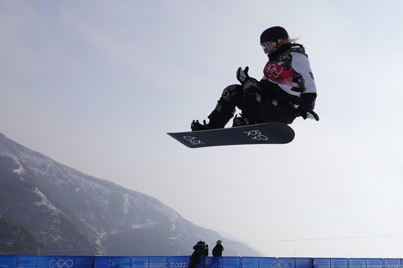 Women's Snowboard Halfpipe Finals at Beijing Olympics in Zhangjiakou, China