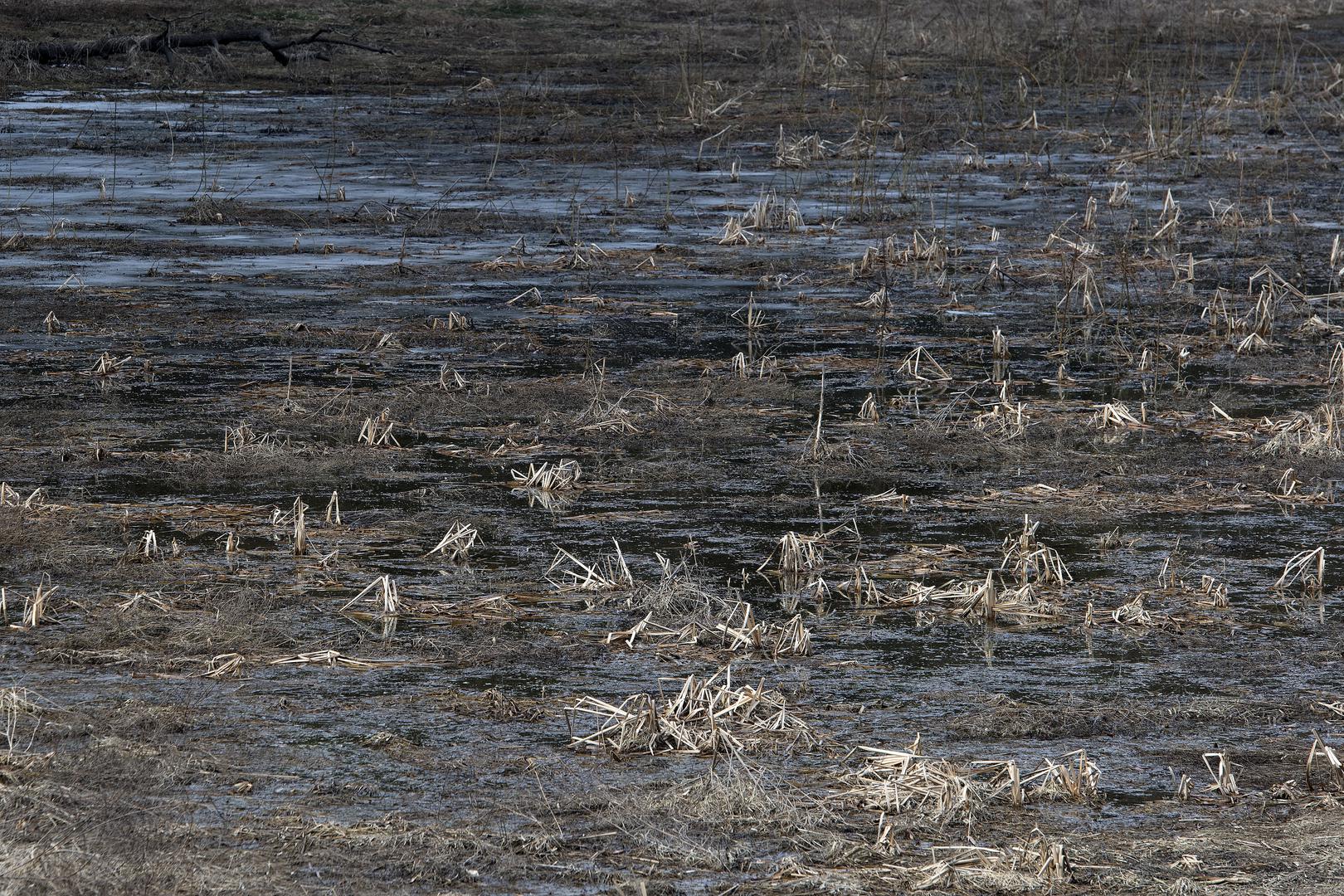 24.02.2023., Trakoscan- Stoje radovi na izmuljivanju jezera Trakoscan. Photo: Vjeran Zganec Rogulja/PIXSELL