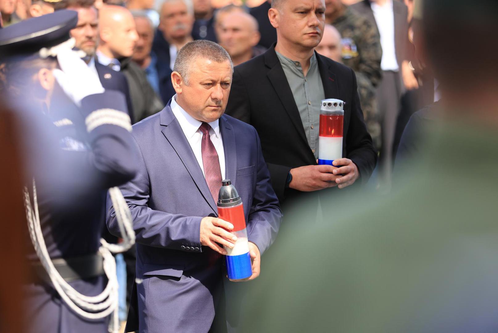 02.05.2022., Borovo - Obiljezavanje 31. obljetnice stradavanja dvanaestorice hrvatskih redarstvenika - Memorijal 12 redarstvenika.
  Photo: Davor Javorovic/PIXSELL