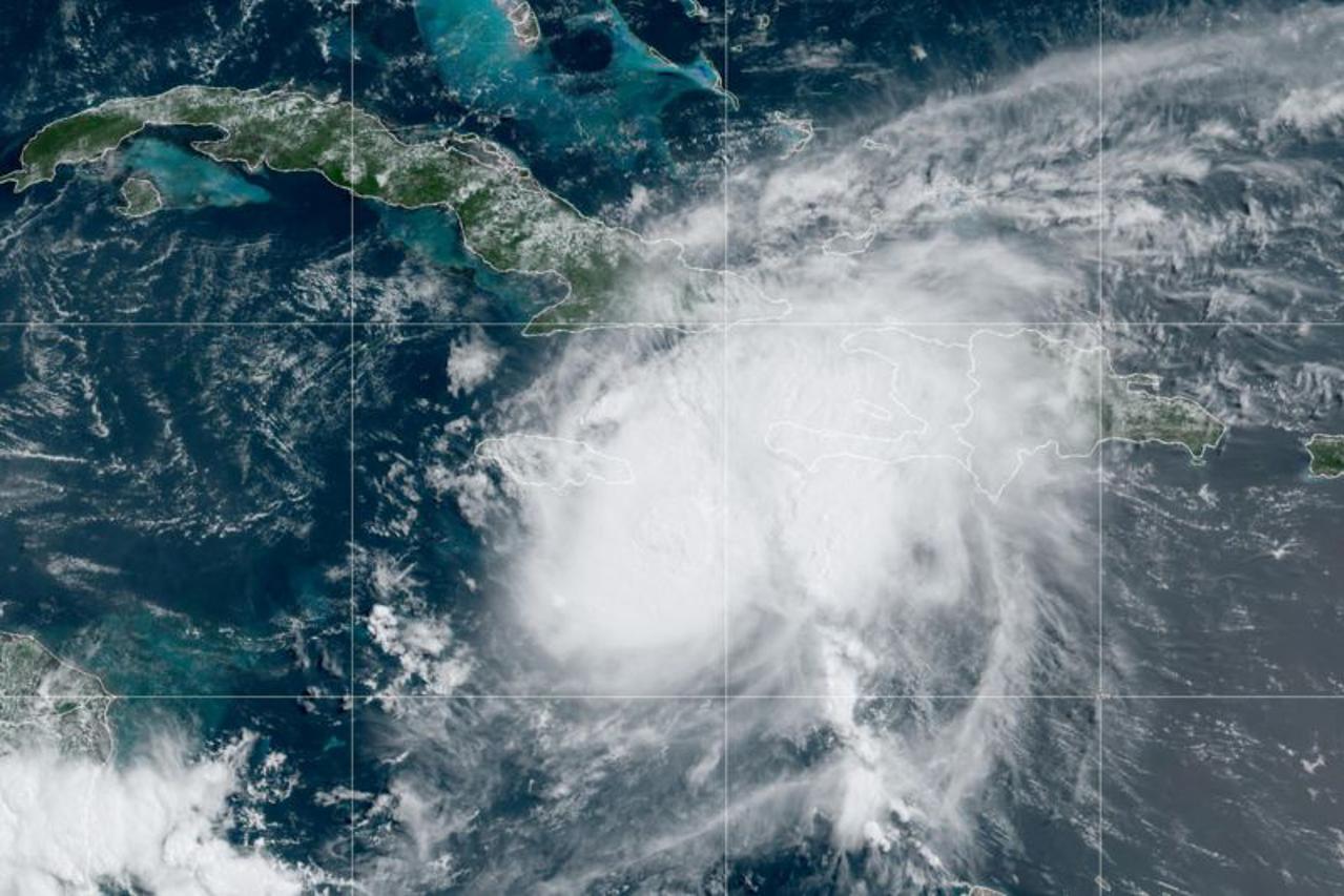 Satelitska slika pokazuje uragan koji se približava Jamajci