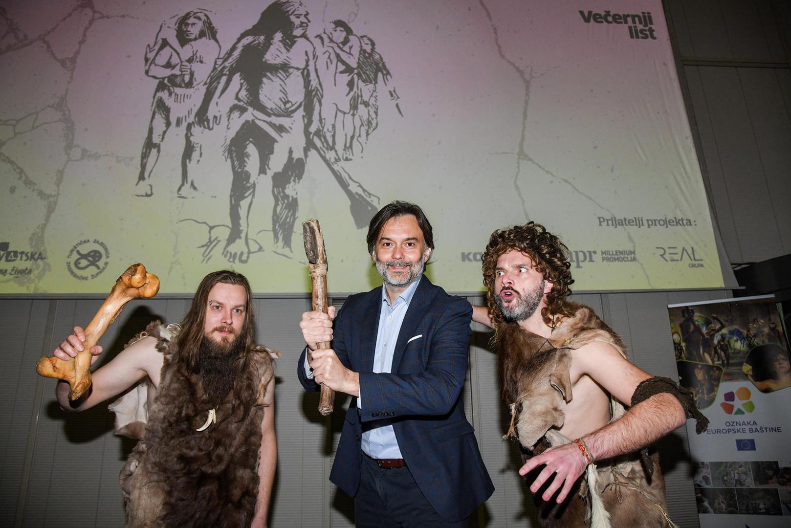 27.02.2023., Krapina -  Premijera filma "Neandertalci" u produkciji Vecernjeg lista u Muzeju krapinskih neandertalaca. Drazen Klaric Photo: Josip Regovic/PIXSELL