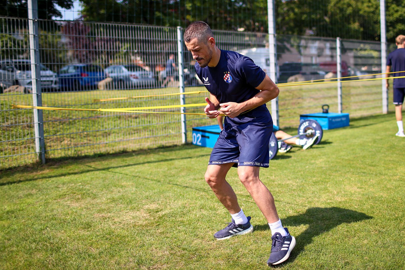 09.07.2024.,  Austria - Hotel im Park Bad Radkersburg fitness trening prve momcadi GNK Dinama na pripremama u Austriji. Arijan Ademi. Photo: Matija Habljak/PIXSELL