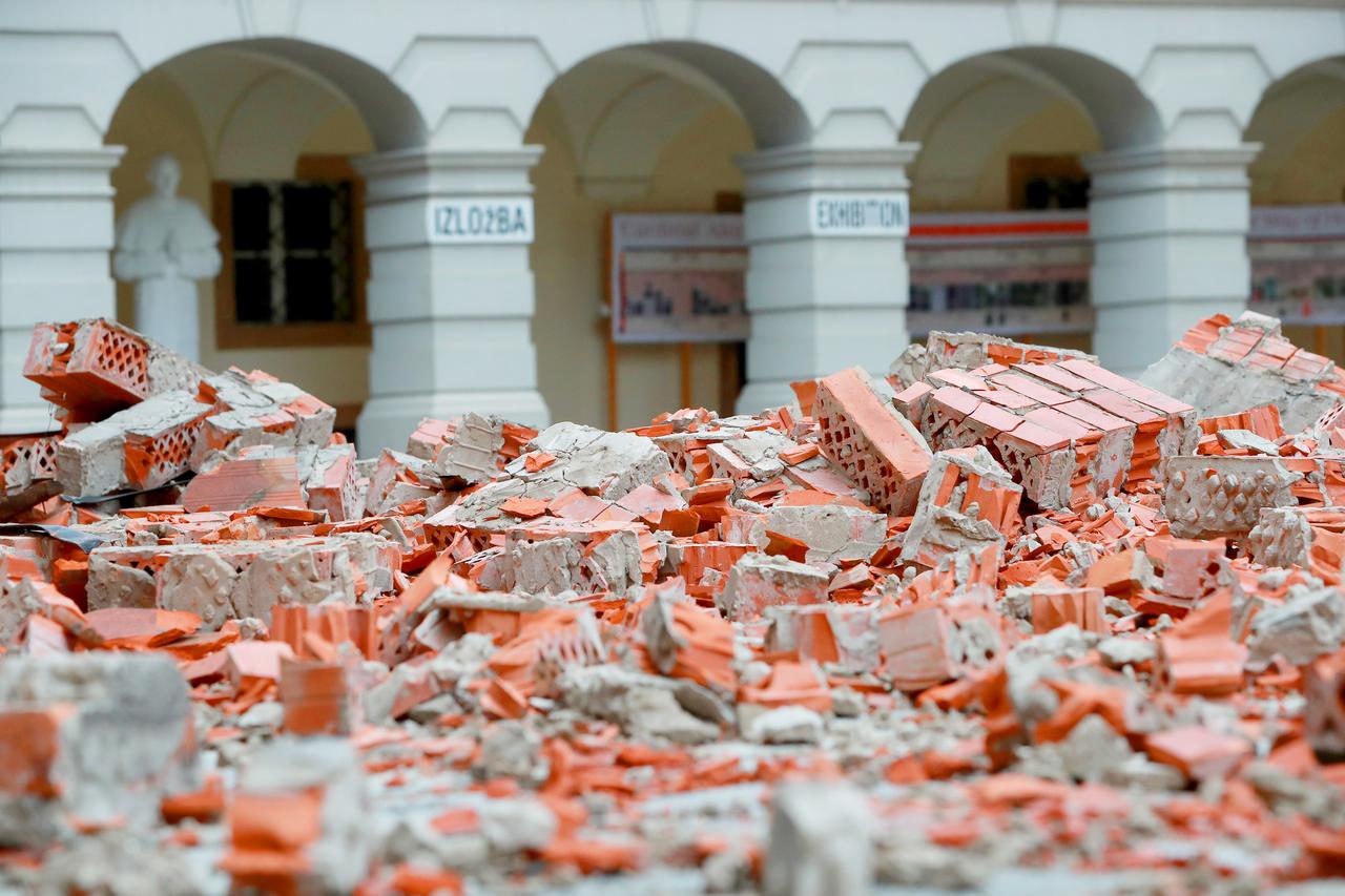 Oštećenja u centru Zagreba nakon potresa