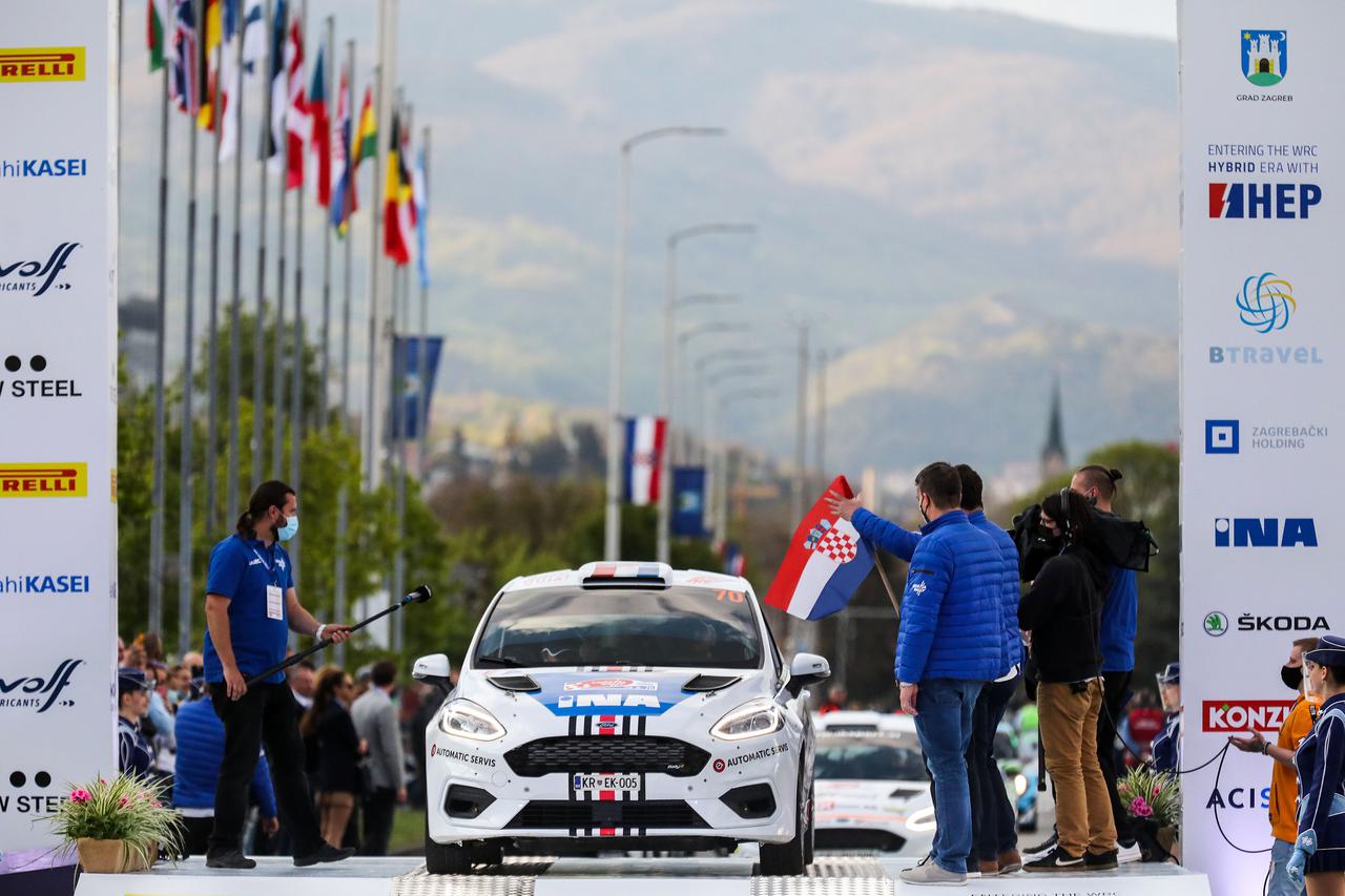 Zagreb: Ceremonijalni start WRC Croatia Rally 2021.