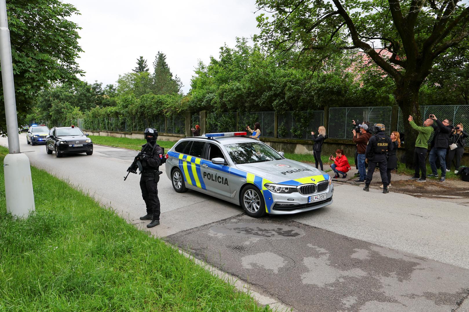 A convoy supposedly carrying Juraj C., suspect in attack on Slovak Prime Minister Robert Fico, makes its way to a Special Court for his hearing, in Pezinok, Slovakia, May 18, 2024. REUTERS/Antonio Bronic Photo: Antonio Bronic/REUTERS