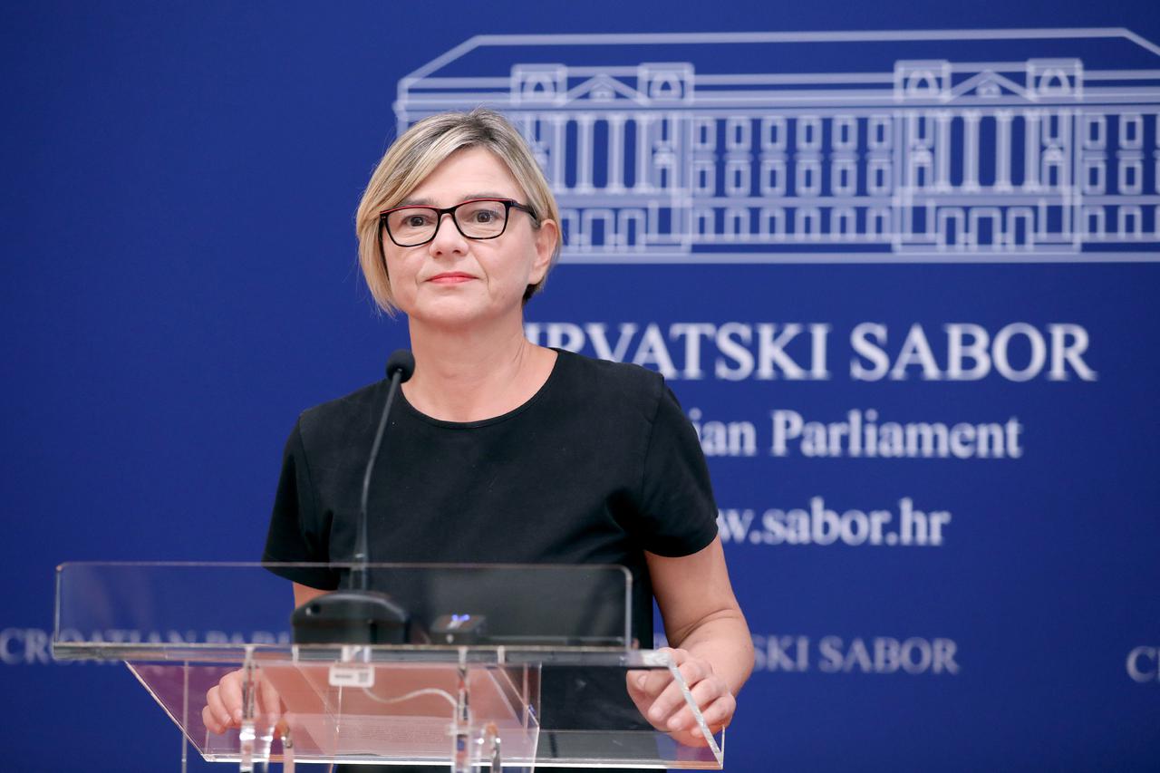 Zagreb: Sandra Benčić o predstojećoj sjednici Sabora
